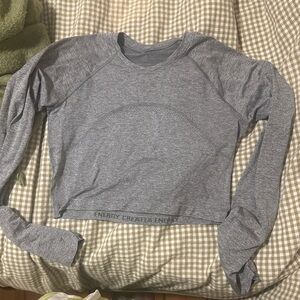 Lululemon Swiftly Tech Cropped Long-Sleeve Shirt 2.0
